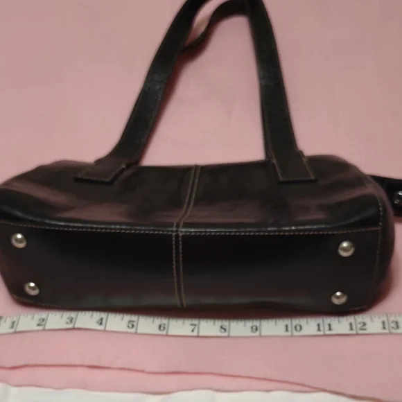 FOSSIL Black Leather Handbag and Wallet Set - Picture 10 of 14